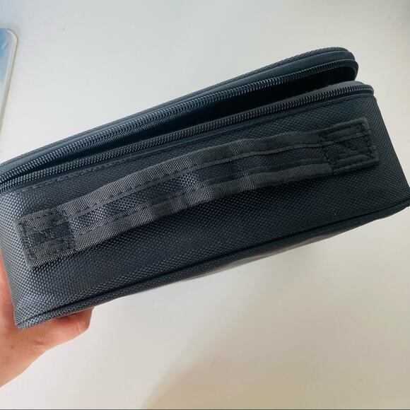 SEPHORA Black Square Zipper Removable Jewelry Makeup Carrying Case Travel Bag - Picture 8 of 9